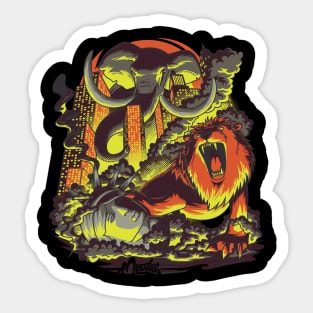 King of the Jungle Sticker